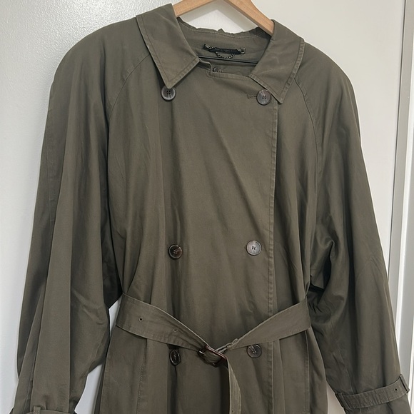 KENNETH BARNARD | Vintage Green Trench - Picture 2 of 10
